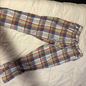 Sleep pants plaid size XL